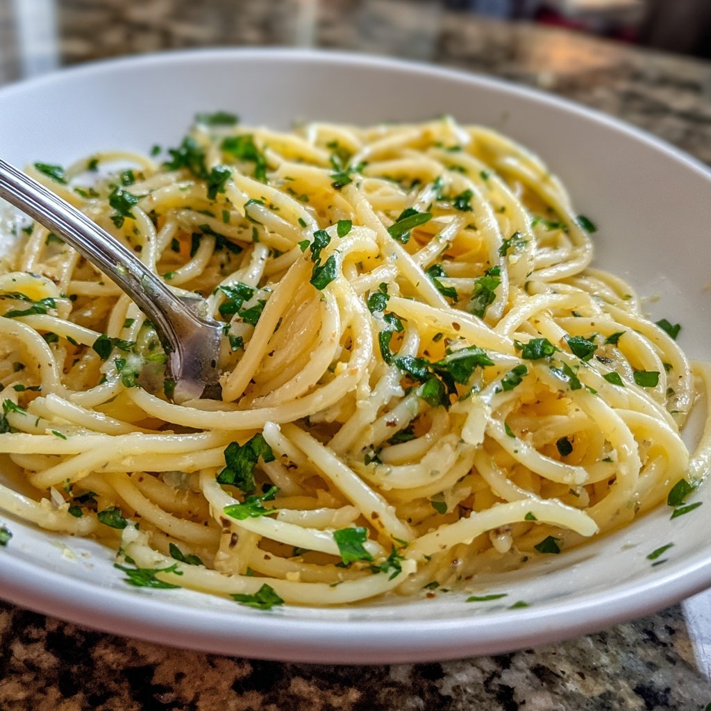 Quick & Easy 15-Minute Garlic Pasta