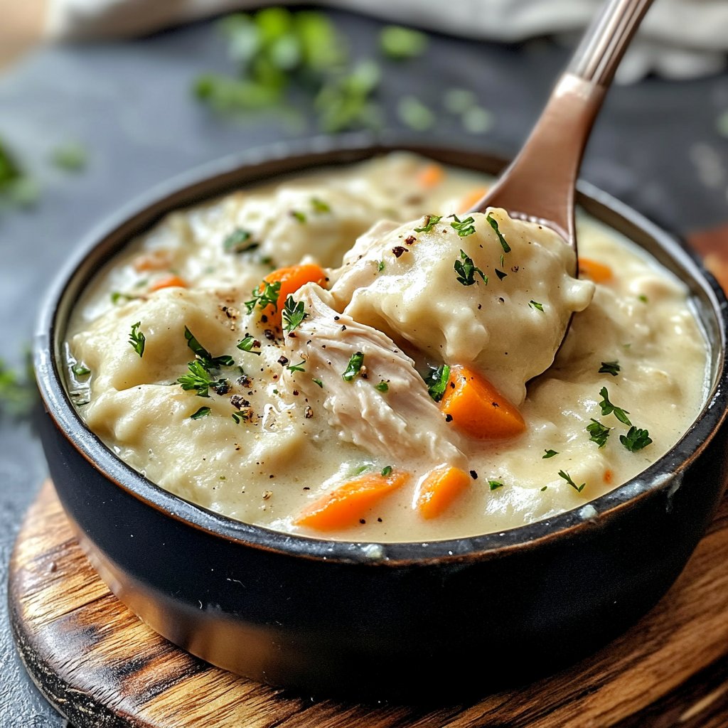 Set-It-and-Forget-It Slow Cooker Chicken and Dumplings