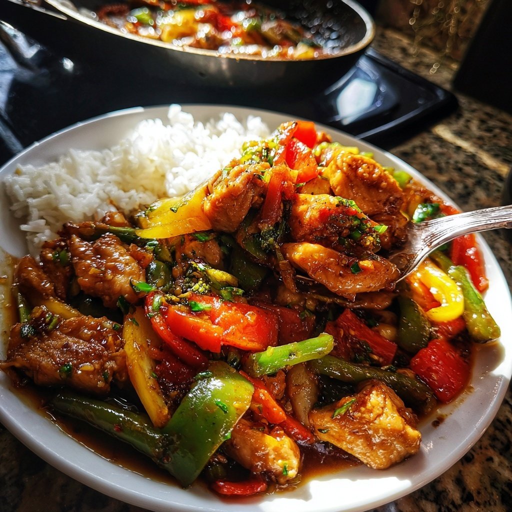 High Protein Chicken Stir Fry
