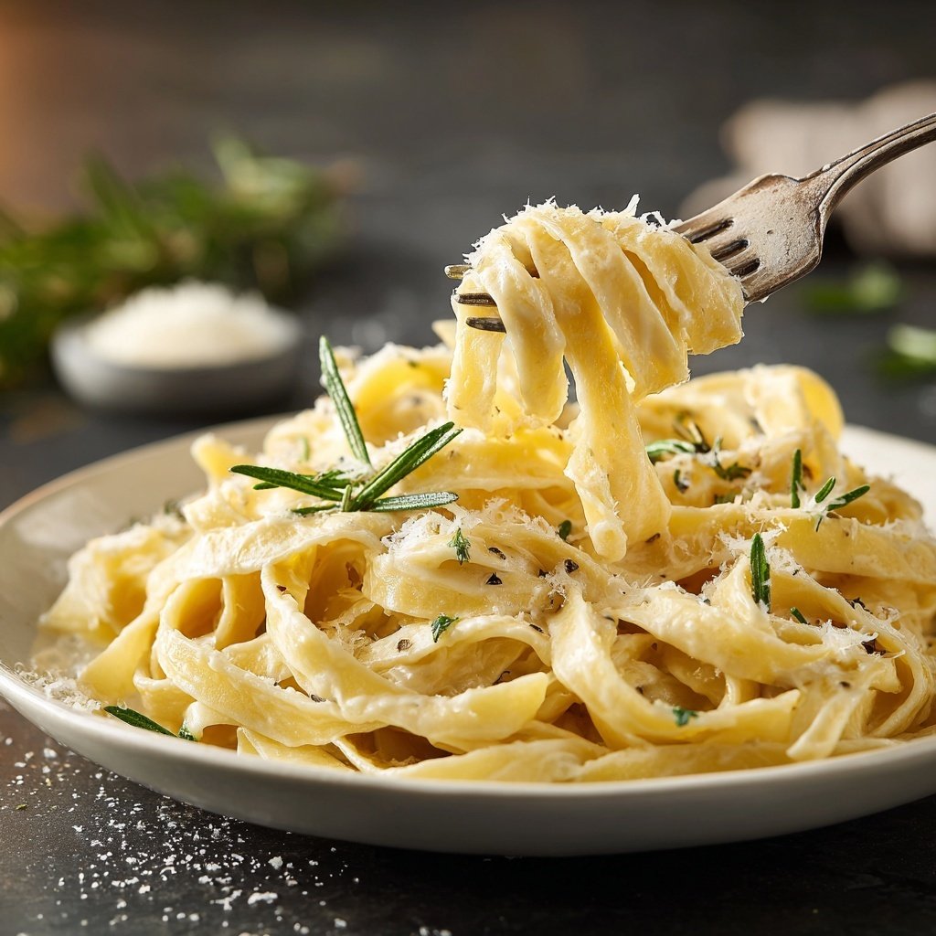 Rosemary Cream Fettuccine