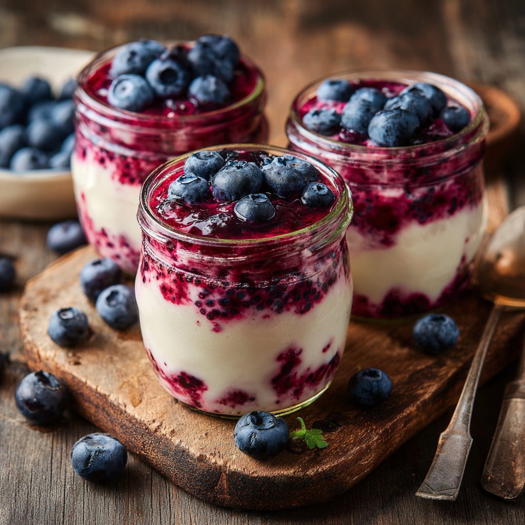 Berry Yogurt Chia Breakfast Cups