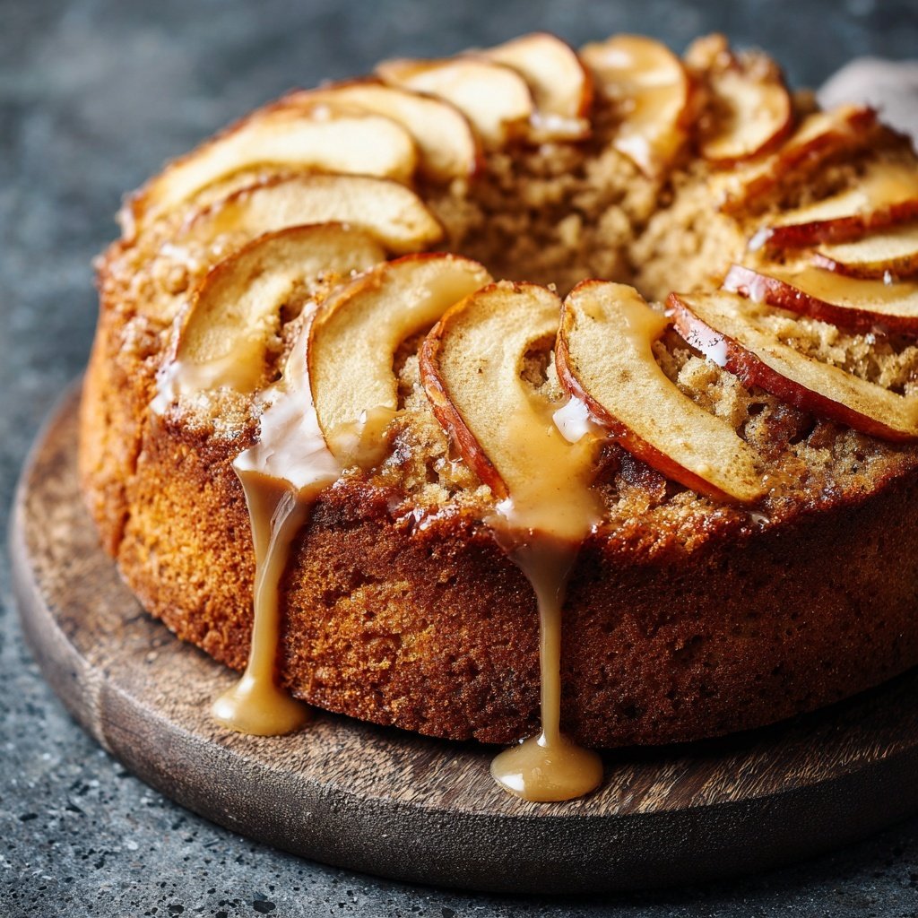 Soft Baked Cinnamon Apple Cake