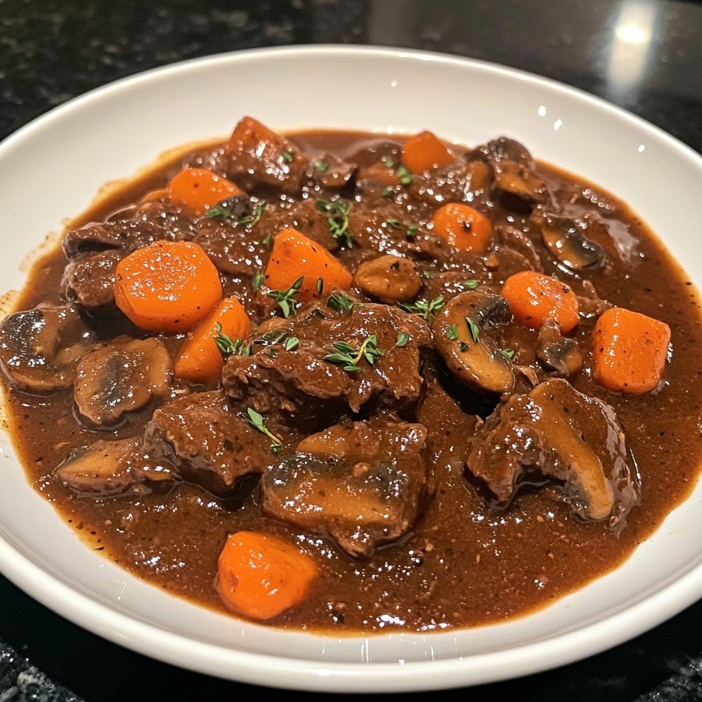 Slow Cooker Beef Bourguignon