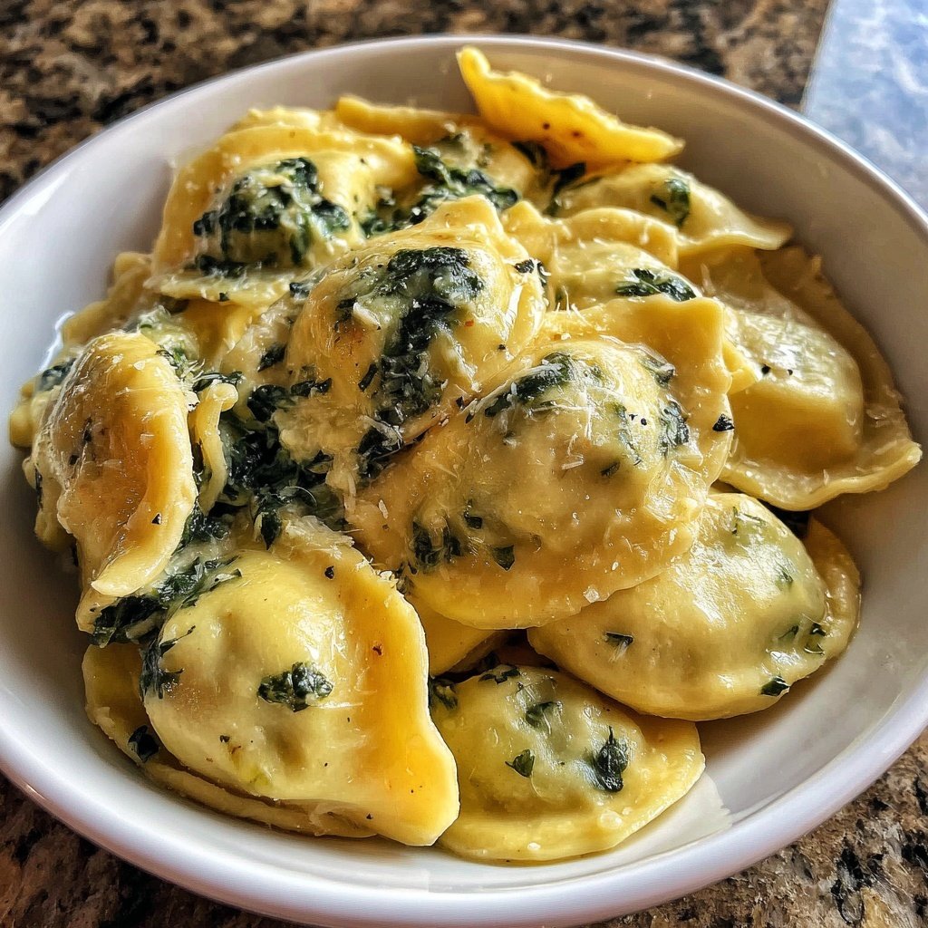 Romantic Spinach Ricotta Ravioli
