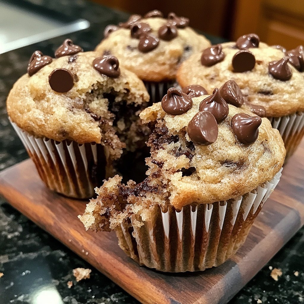 Banana Chocolate Chip Muffins