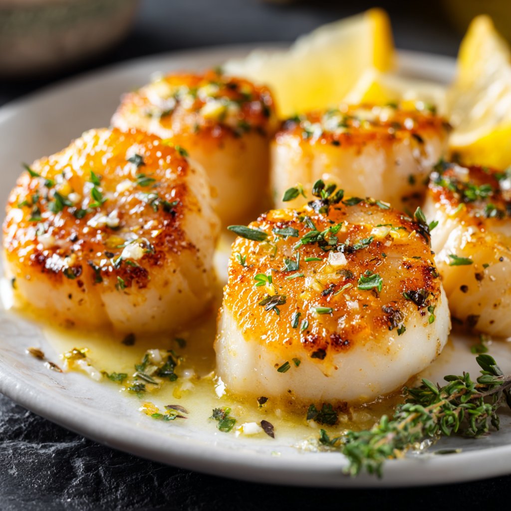 Quick Seared Scallops