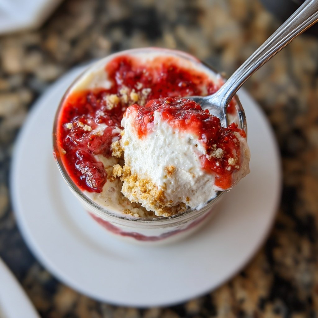 Strawberry Cheesecake Overnight Oats Healthy