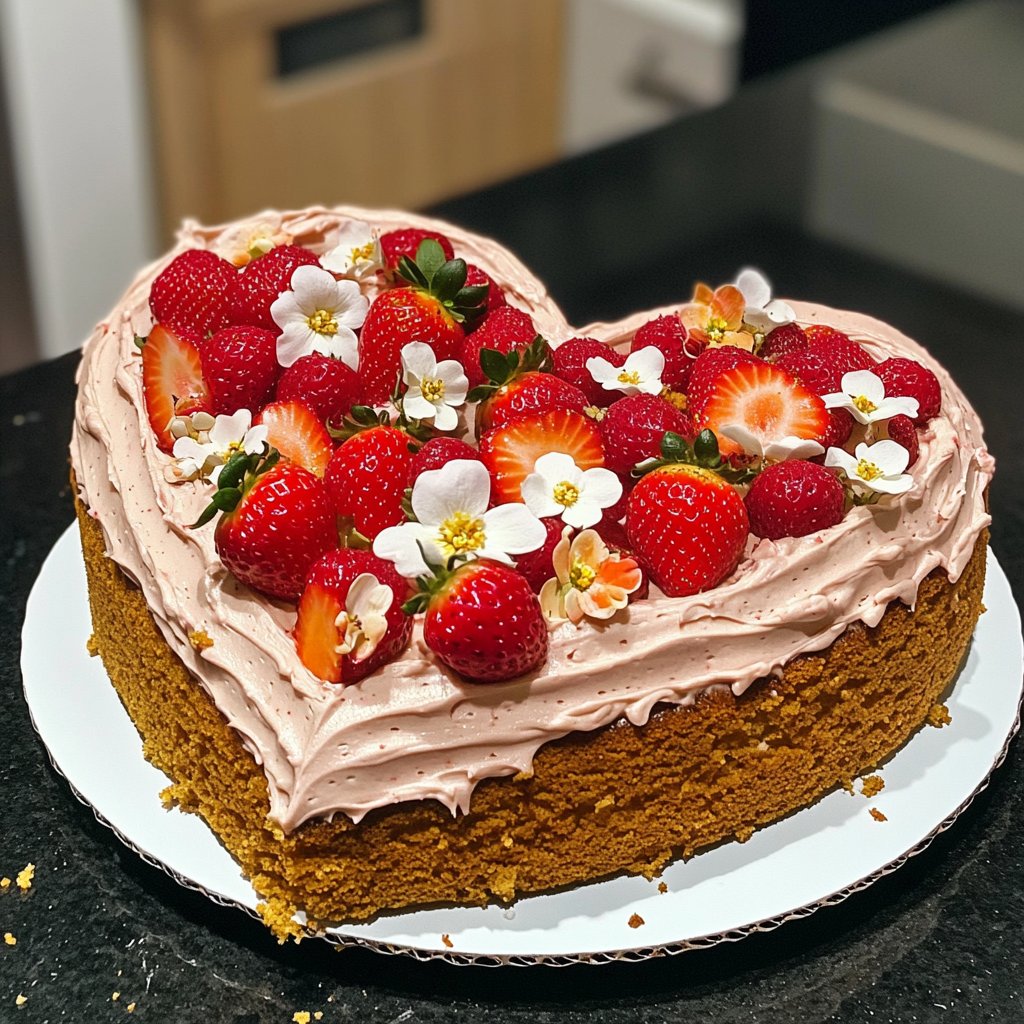 Valentines Heart Cake Recipe