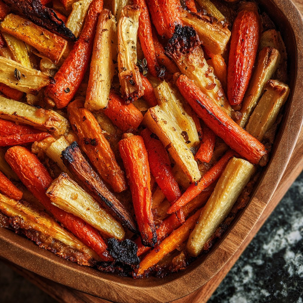 Sunday Roasted Carrot Parsnip Bake