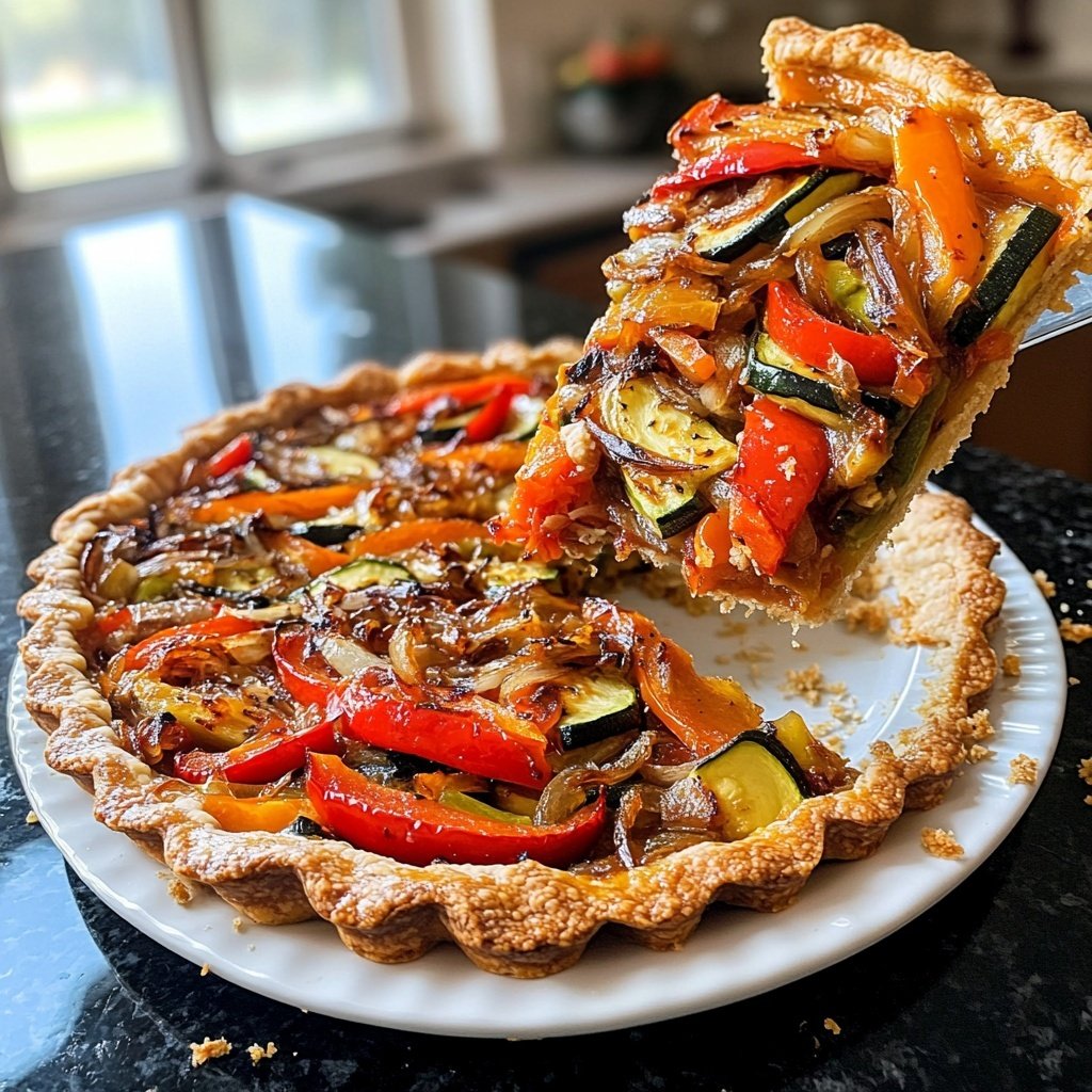 Romantic Roasted Vegetable Tart